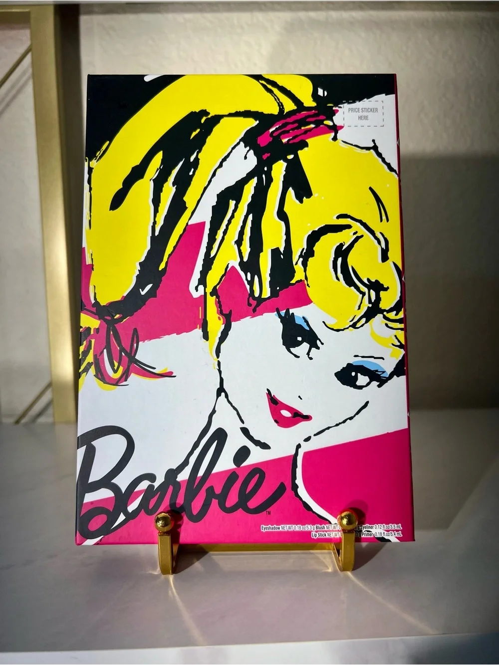 Limited Edition Barbie Beauty Book, 6 PC Eye Brush Set and Lip Smacker Balm